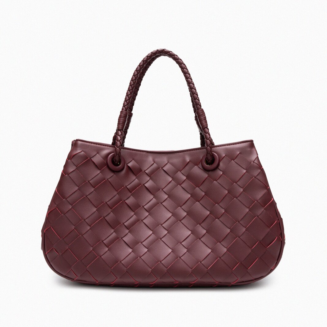Noire Weave Shoulder Bag