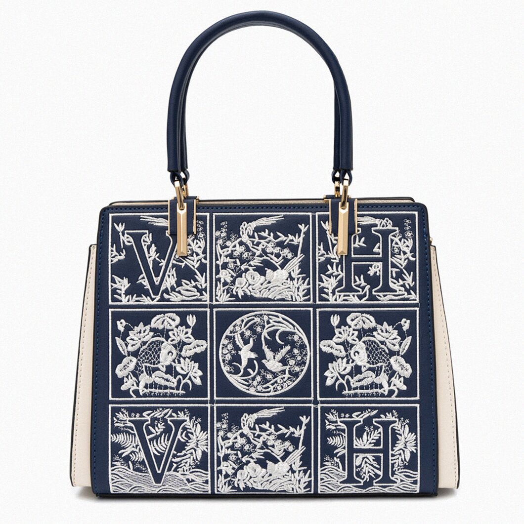 VH Embroidery Medium Tote Bag