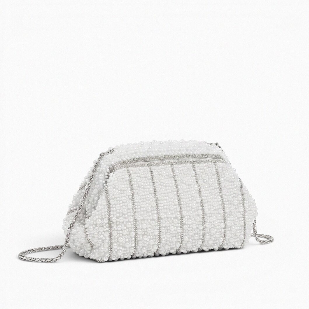 Seraphina Pearl Clutch