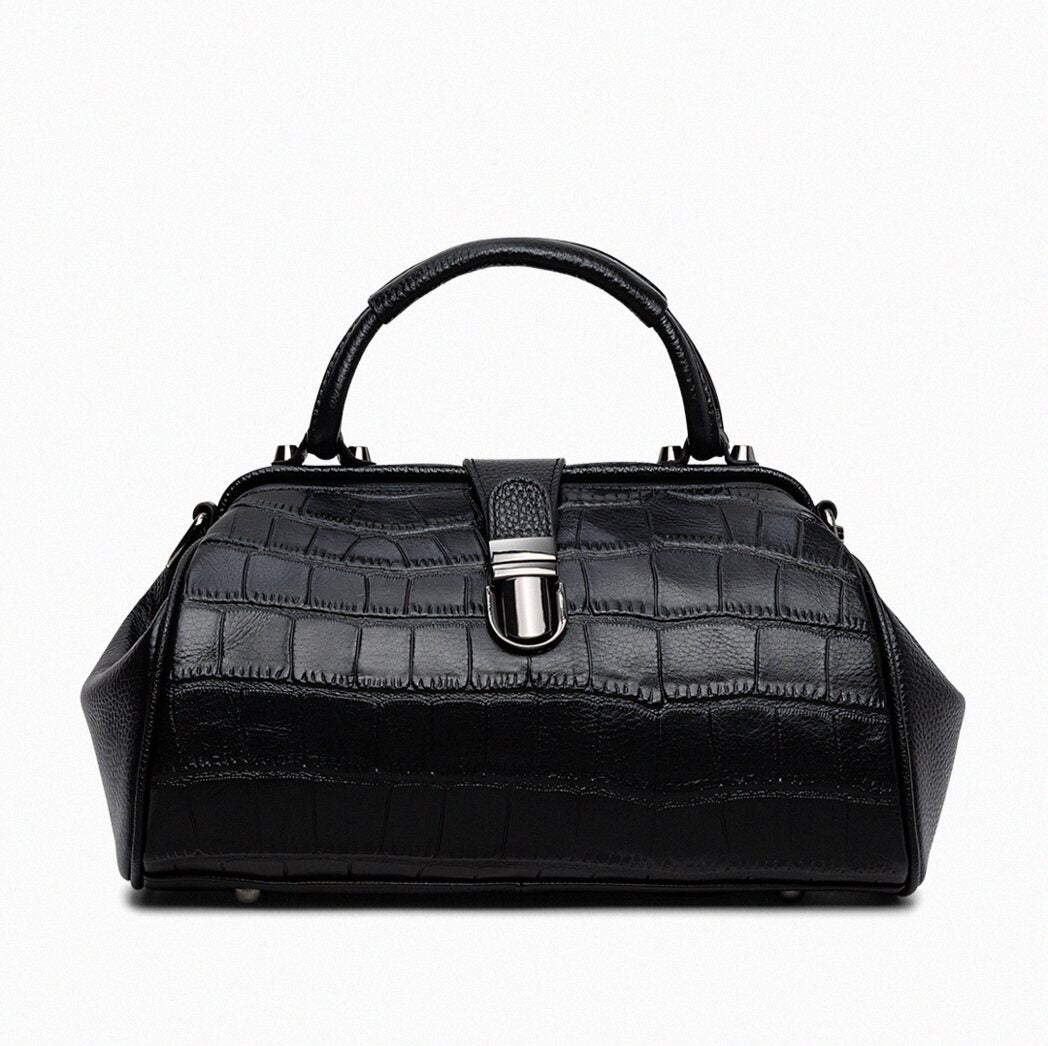Elena Crocodile Handbag