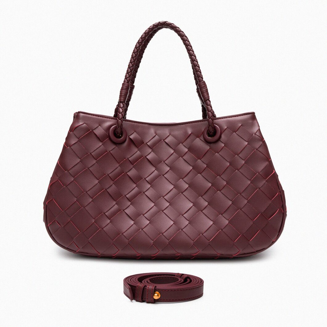 Noire Weave Shoulder Bag