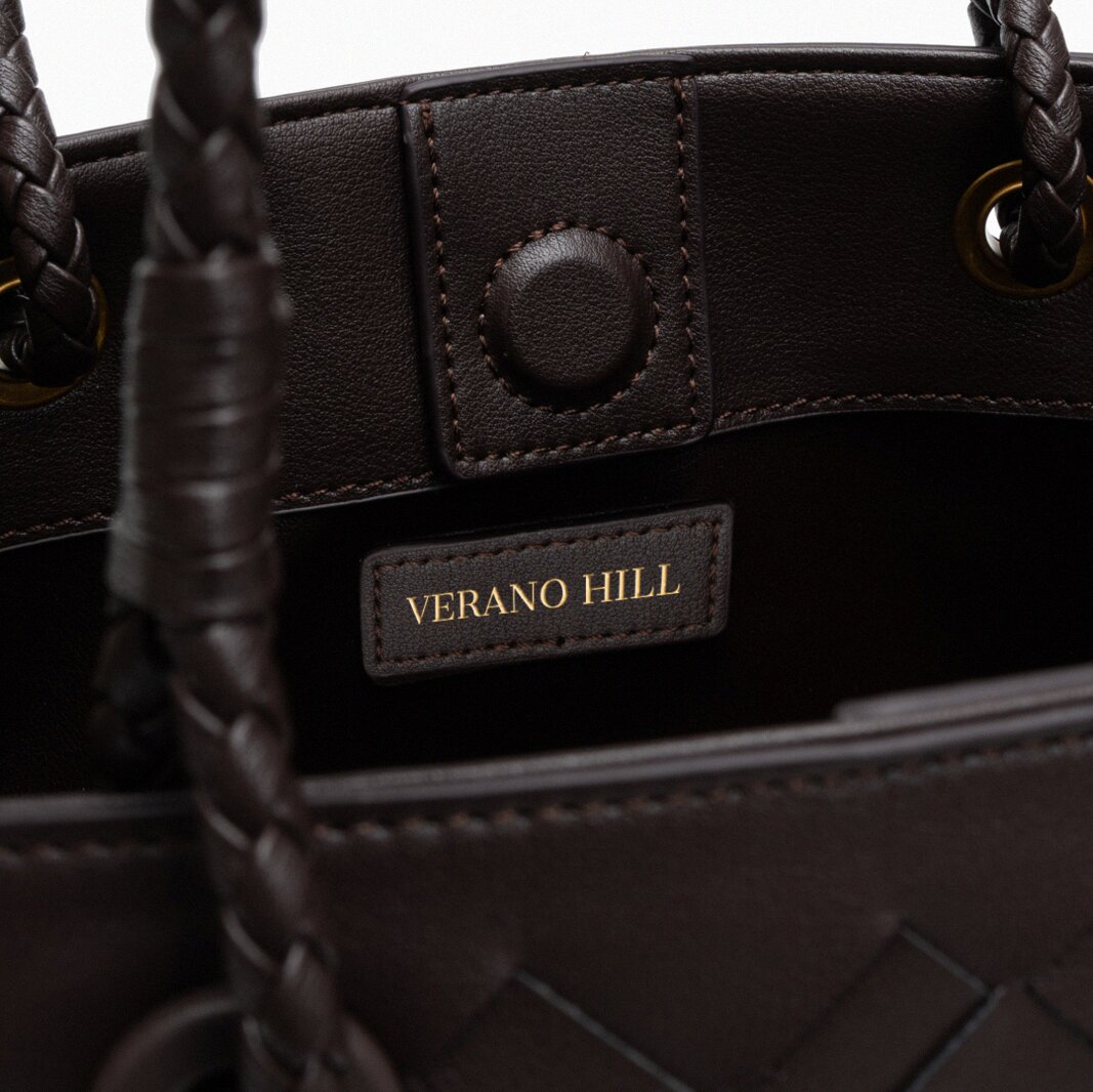Noire Weave Shoulder Bag