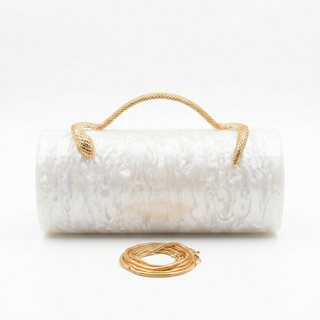 Maren Acrylic Clutch Bag