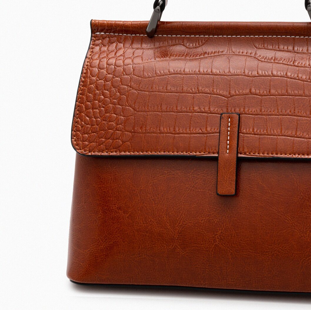 Kesha Croc Handbag
