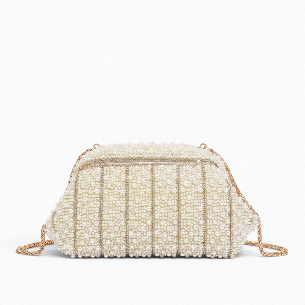 Seraphina Pearl Clutch