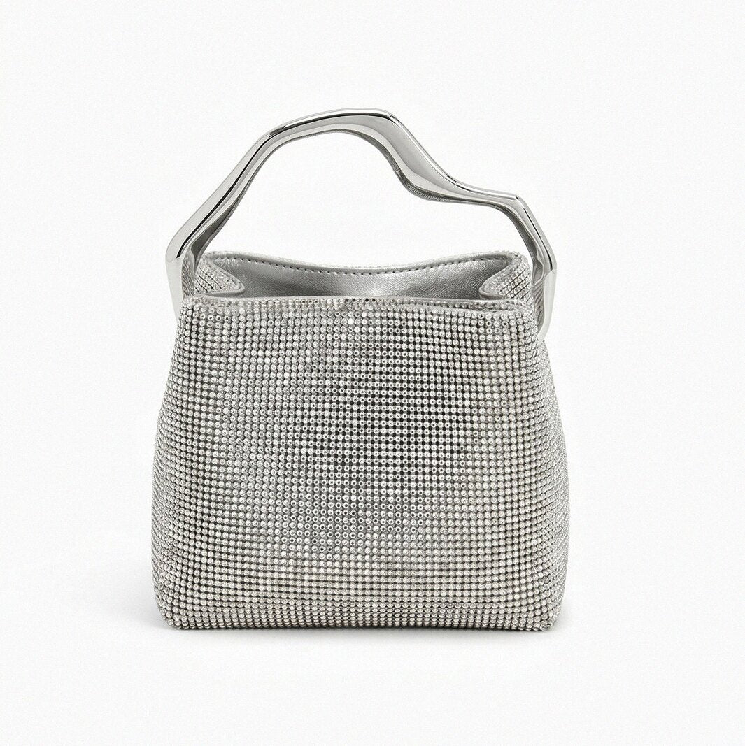Celeste Crystal Bucket Bag