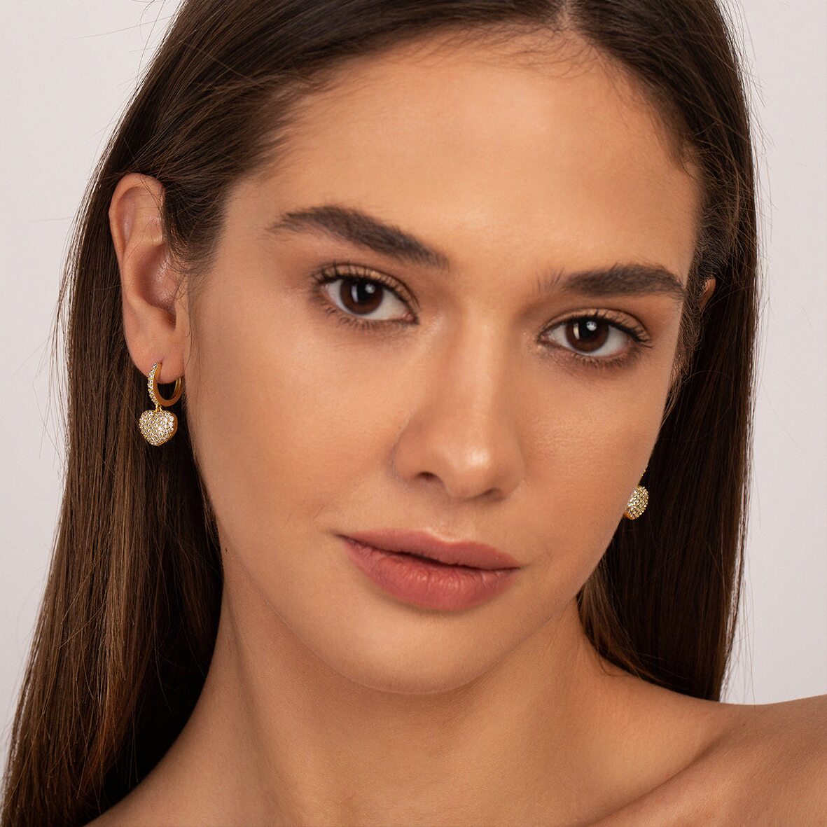The Hills Heart Pendant Earrings