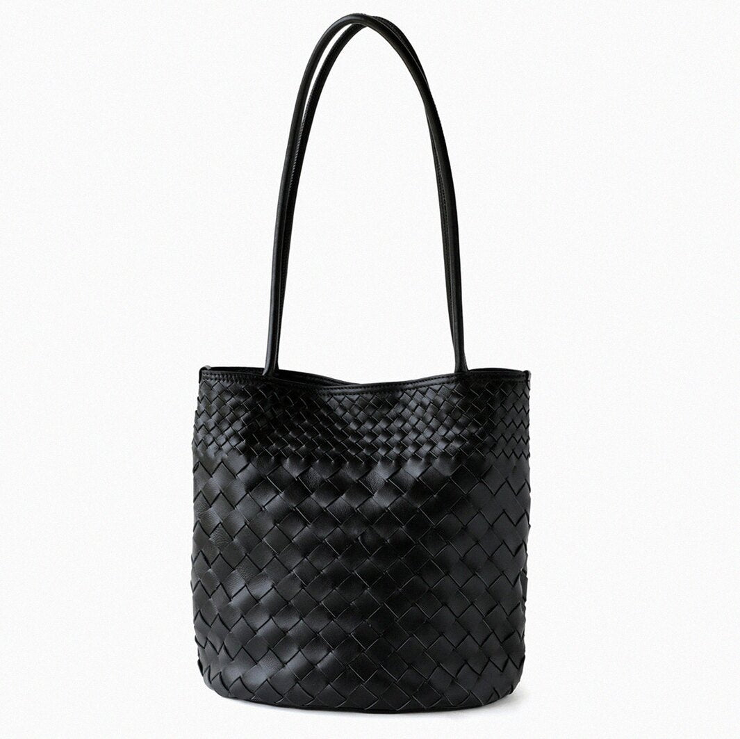 Sienna Woven Leather Tote