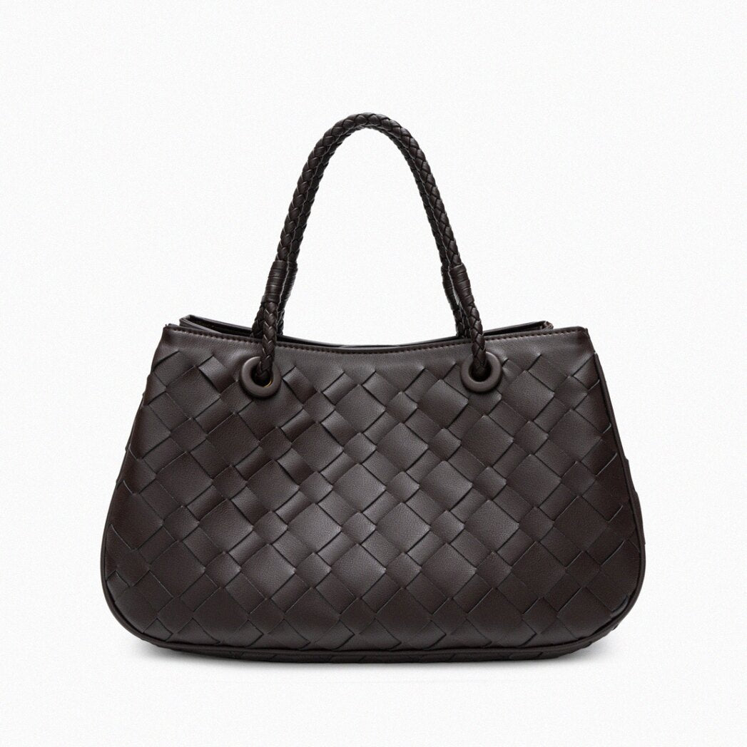 Noire Weave Shoulder Bag